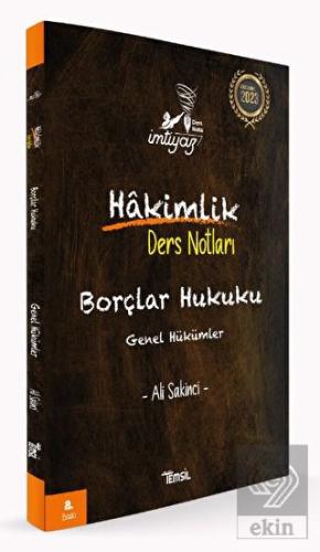 İmtiyaz Borçlar Hukuku Genel Hükümler Hakimlik Der