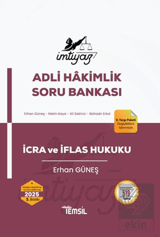 İmtiyaz İcra ve İflas Hukuku Soru Bankası