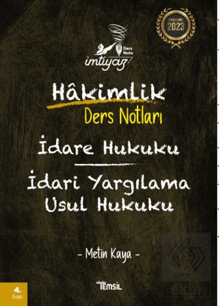 İmtiyaz İdare Hukuku İdari Yargılama Usul Hukuku H
