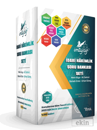 İmtiyaz İdari Hakimlik Soru Bankası Seti