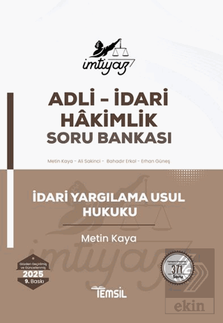 İmtiyaz İdari Yargılama Usul Hukuku Soru Bankası