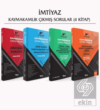 İmtiyaz Kaymakamlık Çıkmış Sorular 4lü Set (2025) Kollektif Temsil Kit