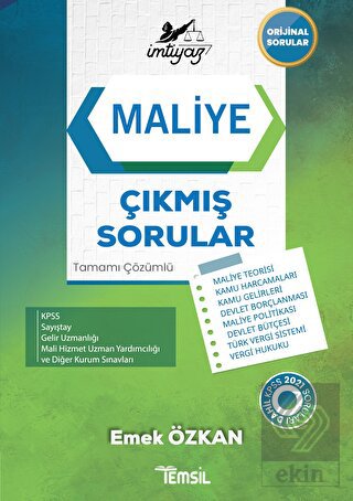 İmtiyaz - Maliye Çıkmış Sorular