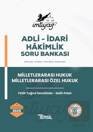 İmtiyaz Milletlerarası Hukuk - Milletlerarası Özel Hukuk Soru Bankası