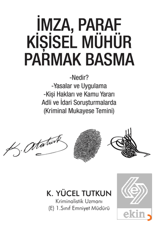 İmza, Paraf Kişisel Mühür Parmak Basma