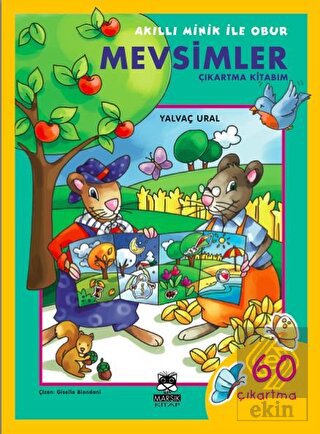 İmzalı - Akıllı Minik ile Obur - Mevsimler Çıkartm