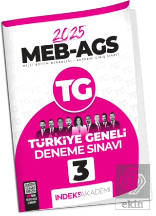 İndeks Akademi 2025 MEB-AGS TG-3 Türkiye Geneli Deneme Çözümlü İndeks Akademi Yayıncılık