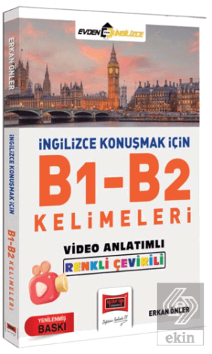İngilizce Konuşmak İçin B1-B2 Kelimeleri Video Anlatımlı Renkli Çeviri