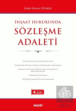 İnşaat Hukukunda Sözleşme Adaleti