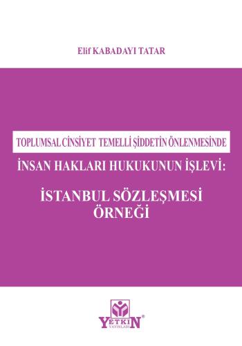 İnsan Hakları Hukukunun İşlevi: İstanbul Sözleşmesi ÖRNEĞİ