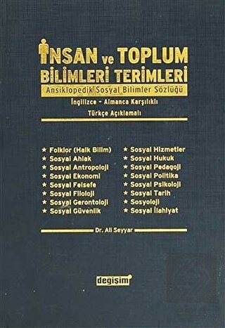 İnsan ve Toplum Bilimleri Terimleri Ansiklopedik S