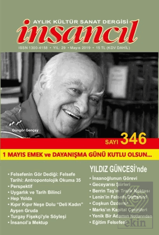İnsancıl Aylık Kültür Sanat Dergisi Sayı: 346 Mayıs 2019