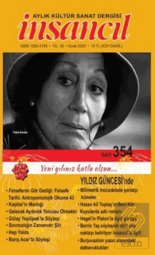 İnsancıl Aylık Kültür Sanat Dergisi Sayı: 354 Ocak 2020