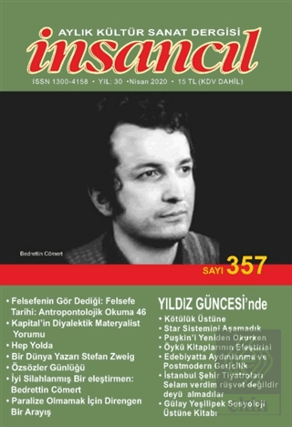 İnsancıl Aylık Kültür Sanat Dergisi Sayı: 357 Nisan 2020