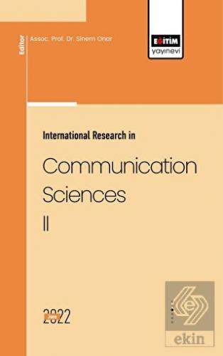 İnternational Research in Communication Sciences I