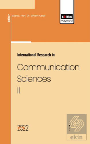 İnternational Research in Communication Sciences I