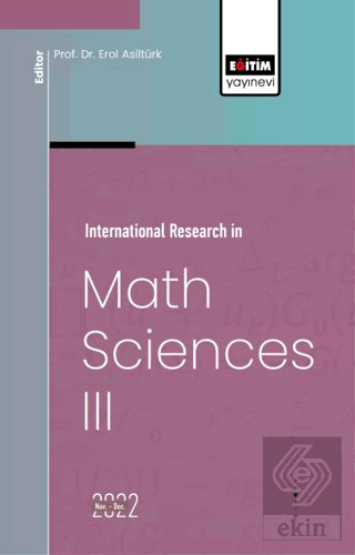 İnternational Research in Math Sciences III