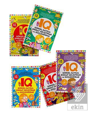 IQ Dikkat Geliştirme ve Güçlendirme Seti (5 Kitap
