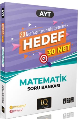 IQ Yayınları AYT Hedef 30 Net Matematik Soru Bankası Kolektif IQ Yayın