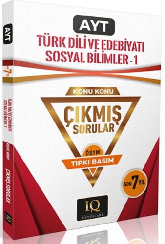 IQ Yayınları AYT Türk Dili ve Edebiyatı Sosyal Bilimler-1 Son 7 Yıl Ko