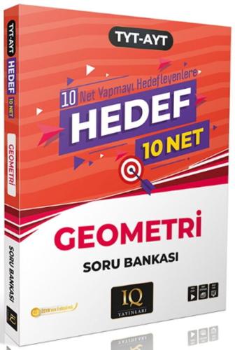 IQ Yayınları TYT AYT Geometri Hedef 10 Net Soru Bankası Kolektif IQ Ya