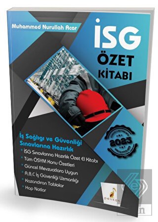 İş Güvenliği Uzmanlığı Sınavlarına Hazırlık İSG Öz