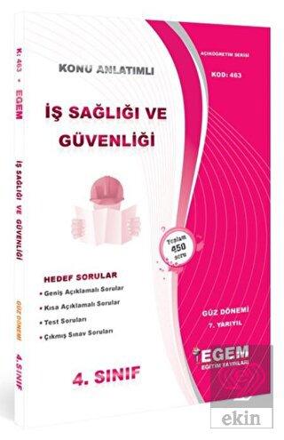 İş Sağlığı Ve Güvenliği Konu Anlatımlı Soru Bankas