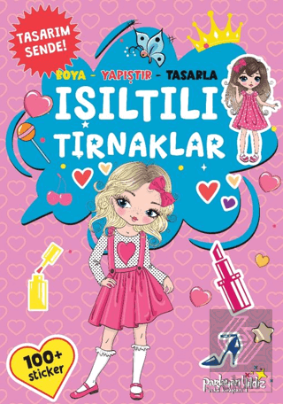 Işıltılı Tırnaklar Boya-Yapıştır-Tasarla