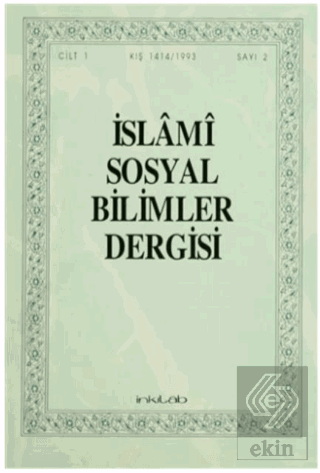 İslami Sosyal Bilimler Dergisi Cilt: 1 Sayı: 2