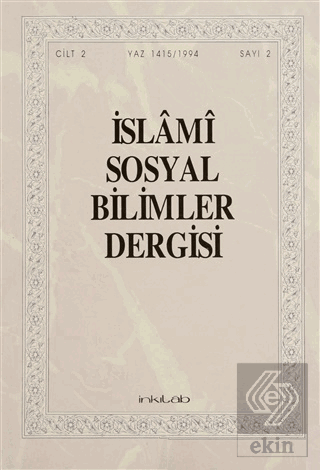 İslami Sosyal Bilimler Dergisi Cilt: 2 Sayı: 2