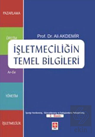 İşletmeciliğin Temel Bilgileri Ali Akdemir