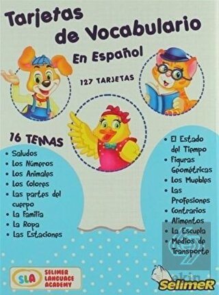 İspanyolca Dil Kartları 127 Kart