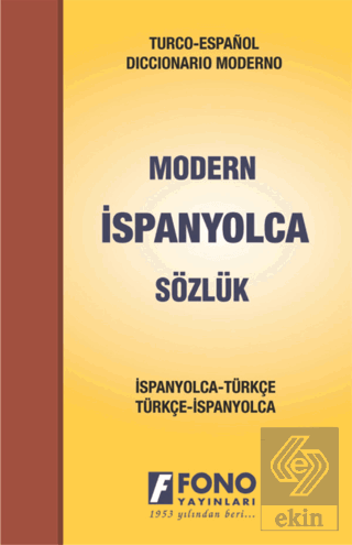 İspanyolca Modern Sözlük (İspanyolca / Türkçe - T