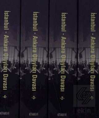 İstanbul - Ankara Olayları Davası (4 Kitap Takım)