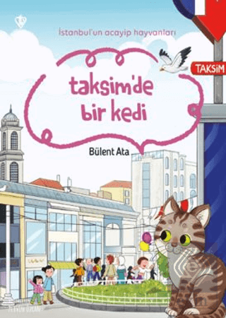 İstanbul'un Acayip Hayvanları Taksimde Bir Kedi
