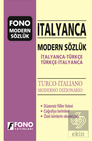 İtalyanca Modern Sözlük (İtalyanca / Türkçe - Türk