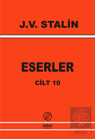 J. V. Stalin Eserler Cilt 10