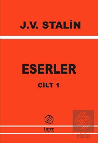 J. V. Stalin Eserler Cilt 1
