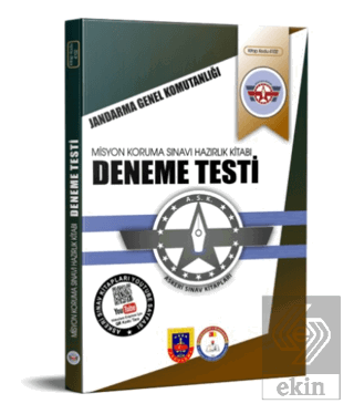 Jandarma Misyon Koruma Sınavına Hazırlık Kitabı Deneme Testi
