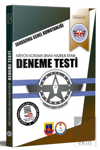 Jandarma Misyon Koruma Sınavına Hazırlık Kitabı Deneme Testi