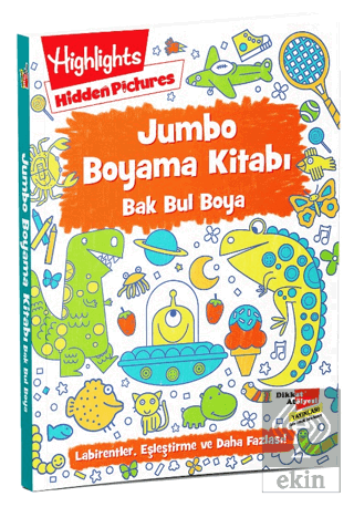Jumbo Boyama Kitabı Bak Bul Boya