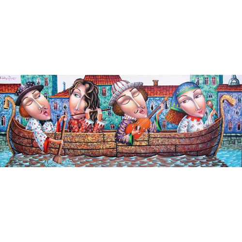 K.Color 34*96 1000 li Panoramik Yapboz Venedik