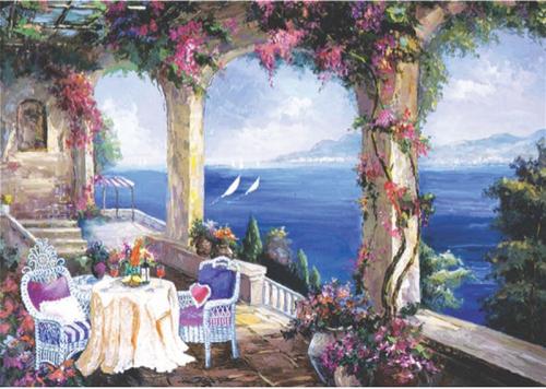 K.Color 68*48 1000 li Yapboz Teras