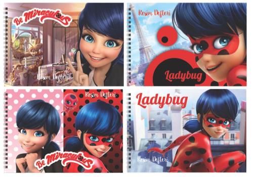 K.Color Lady Bug 17*25 15 Yp.Resim Defteri