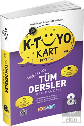 K-Tüyo Kart Destekli Hedef 1 Fazla Tüm Dersler Sor