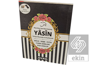 Kabe Desenli Türkçe Okunuşlu Yasin - Çanta Boy