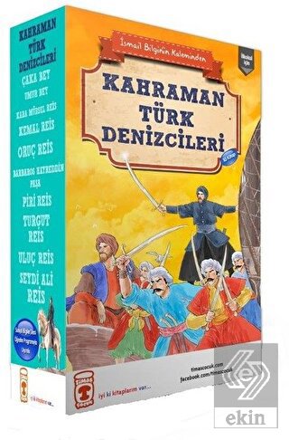 Kahraman Türk Denizcileri Seti (10 Kitap Takım)