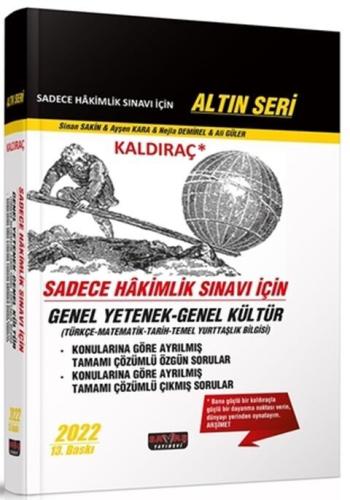 KALDIRAÇ Sadece Hakimlik Sınavı İçin GY-GK Soru Bankası