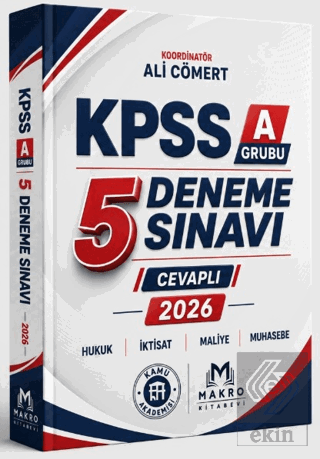 Kamu Akademisi KPSS A Grubu Cevaplı 5 Deneme 2026