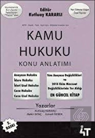 Kamu Hukuku Konu Anlatımı